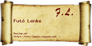 Futó Lenke névjegykártya